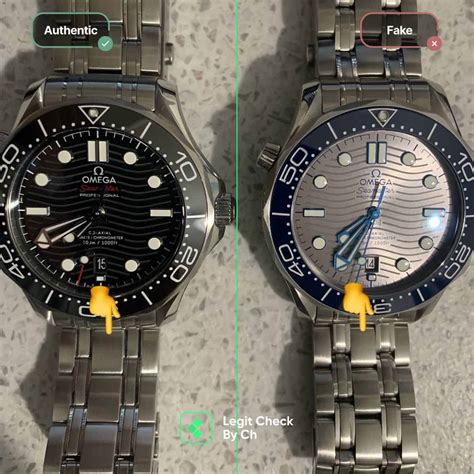 how to spot a fake omega seamaster|omega seamaster real vs fake.